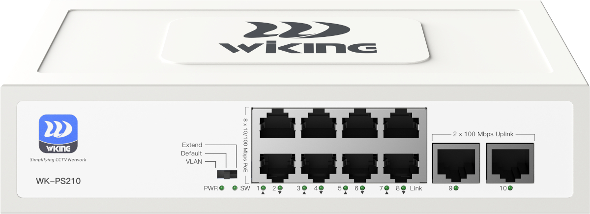 Witek WK-PS210 — 8-Port PoE Switch - Image 4